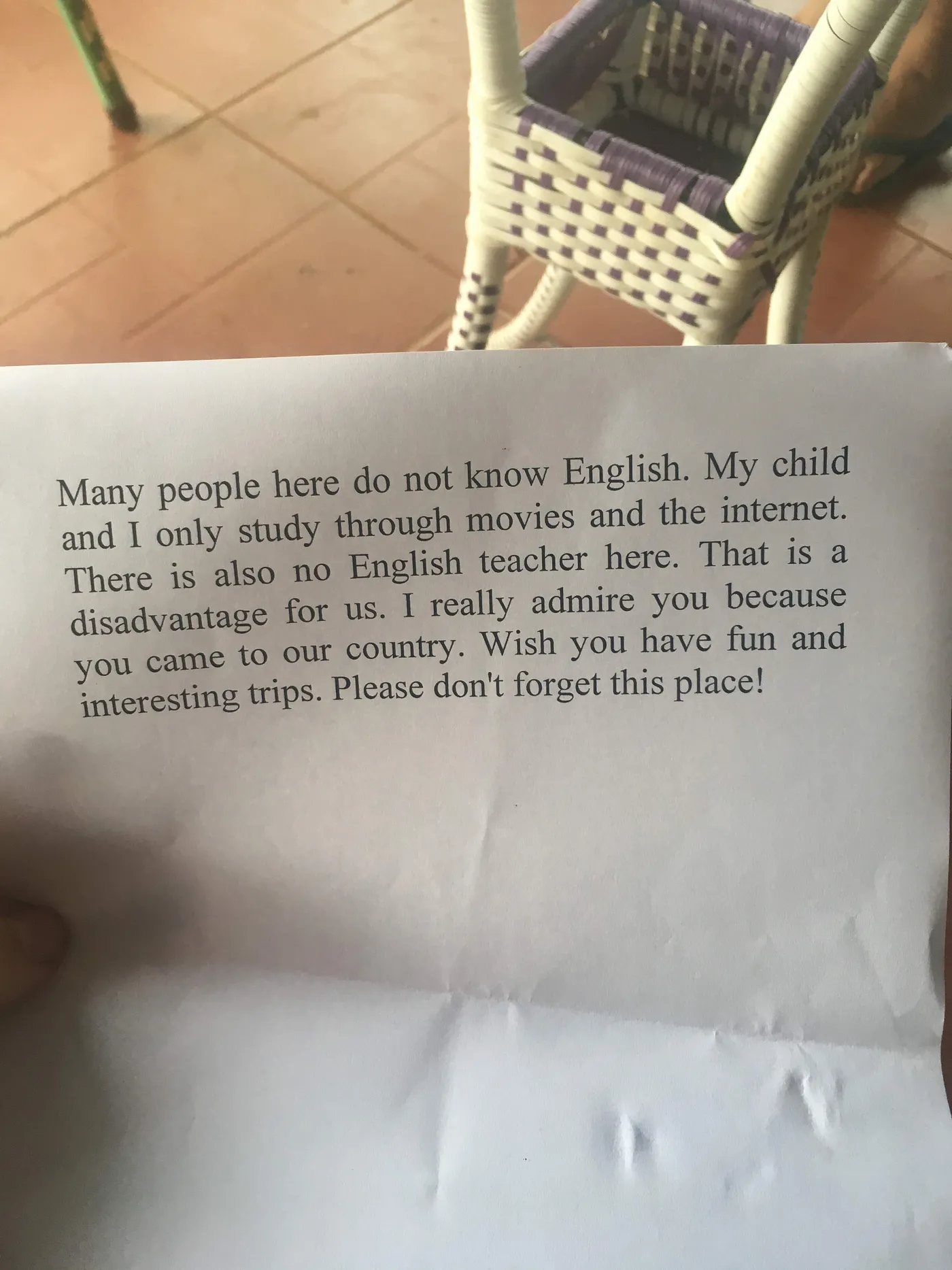 English Letter